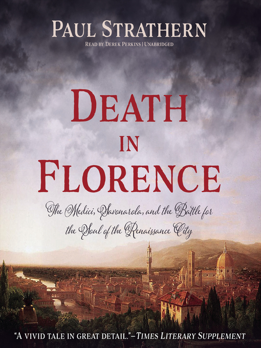 Title details for Death in Florence by Paul Strathern - Wait list